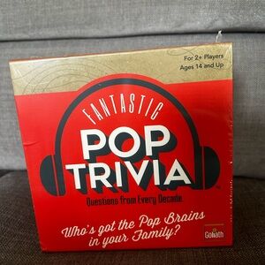New and in box! Trivia covers every aspect of popular culture! 900 questions!